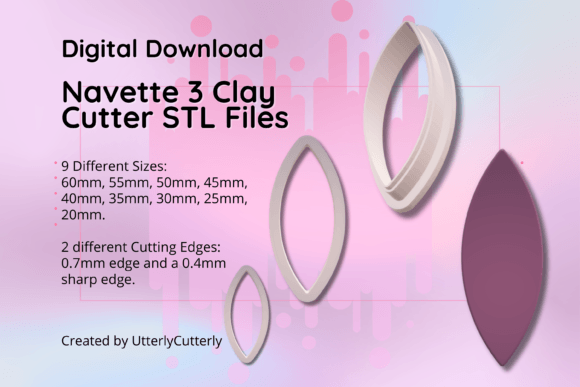 Clay Cutter STL File for Elegant Designs