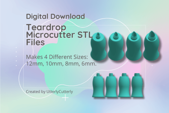 Clay Cutter STL File Teardrop 1 Micro Cutter: A Versatile Tool for Creative Projects