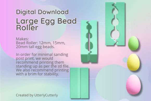 Creating Unique Easter Egg Beads with a Polymer Clay Bead Roller