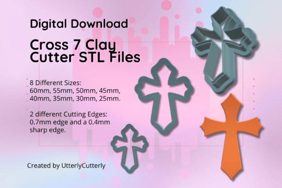 Discover the Versatile Christian Cross Clay Cutter STL File