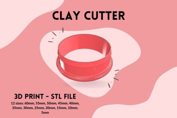 Discover Versatile Creativity with Circle Clay Cutter 3D Print STL