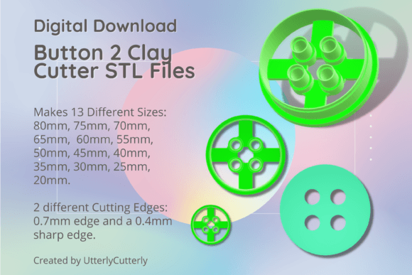 Exploring the Versatility of Button Shape 2 Clay Cutter - Crafter STL