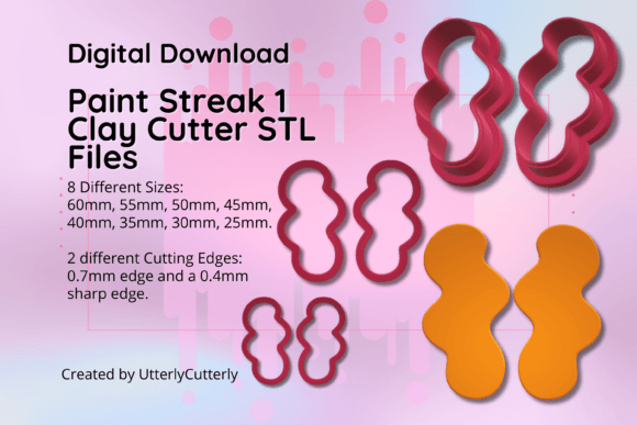 Exploring the Versatility of Clay Cutter STL File Paint Streak 1- Abs