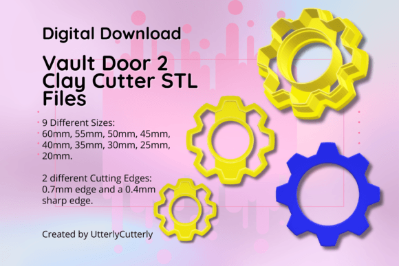 Exploring the Versatility of Clay Cutter STL File Vault Door 2- Gamin