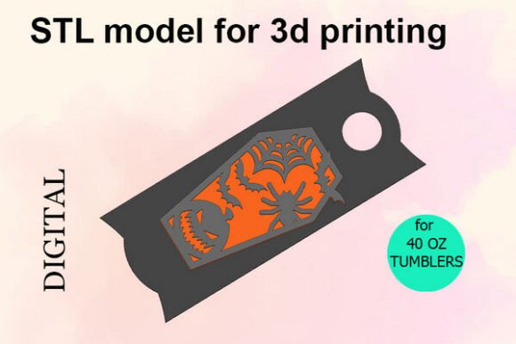 Halloween Coffin 40 OZ Tumbler, STL File: A Spooky Addition to Your Celebrations