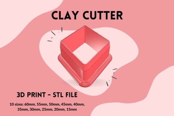 Mastering Elegance: The Diamond Shape Clay Cutter STL 3D Print File