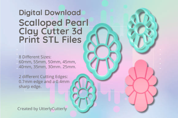 Scalloped Pearl Clay Cutter - Sea Shell
