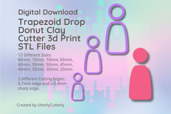 Trapezoid Drop Clay Cutter - STL Digital: A Versatile Tool for Creative Projects