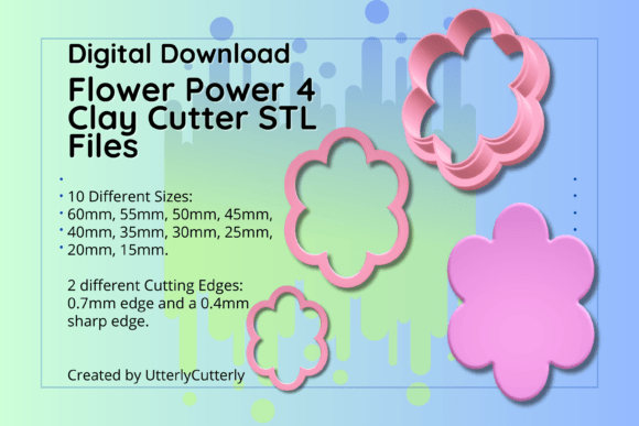 Unlocking Creativity and Versatility with the Clay Cutter STL File Flower Power 4